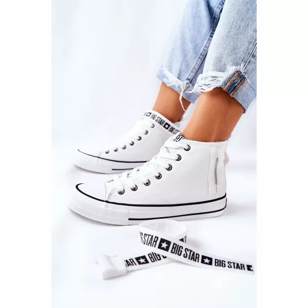  Дамски маратонки BIG STAR GG274027 WHITE Big Star Shoes 