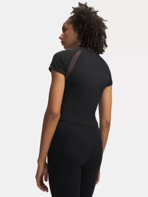 Дамска тениска UNDER ARMOUR MOTION MESH SS 6011045-001 ЧЕРЕН