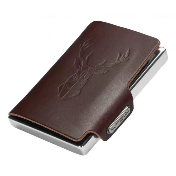  Портфейл MONDRAGHI Silhouette Modern Deer КАФЯВО 