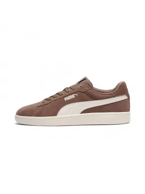 Дамски обувки PUMA SMASH 3.0 390984 НАПЪЛНО КАФЯВО/ТОПЛО БЯЛО