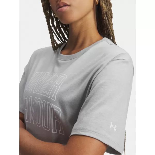 Дамска тениска UNDER ARMOUR RIVAL OS CAMPUS TEE 6007883-012 СИВО 