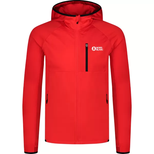  Мъжки суичър powerfleece NORDBLANC CREEK NBWFM8280 ЧЕРВЕНО 