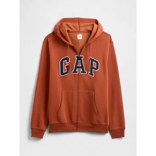  Мъжки суичър GAP LOGO HOODIE ZIP 674144-26 МЕДНА ПОДПРАВКА 