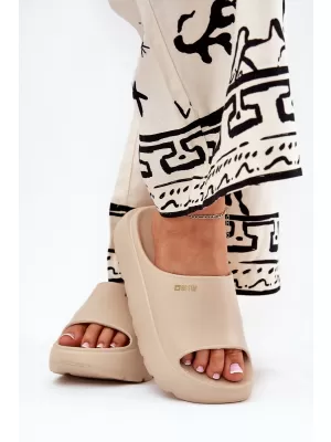 Дамски чехли BIG STAR RR274A569 BEIGE Big Star Shoes