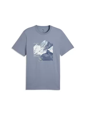 Мъжка тениска PUMA GRAPHIC TEE 691779_65 СИВО НЕБЕ
