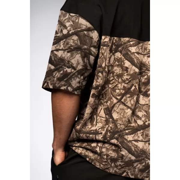  Овърсайз тениска POWER 898 LIGHT BROWN CAMO Nebbia 