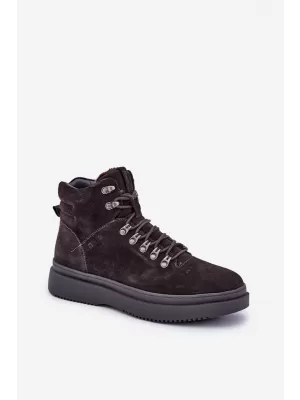 Мъжки обувки BIG STAR OO174189 BROWN/BEIGE Big Star Shoes