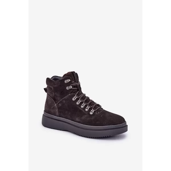  Мъжки обувки BIG STAR OO174189 BROWN/BEIGE Big Star Shoes 