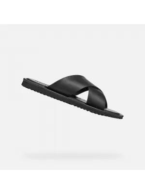 Мъжки чехли GEOX ERICE G002620 ЧЕРЕН