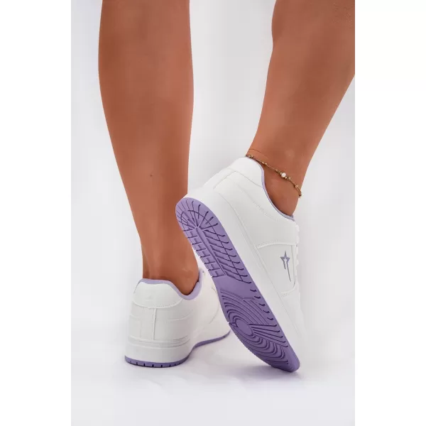 Дамски маратонки BIG STAR RR274A245 WHITE/PURPLE Big Star Shoes 