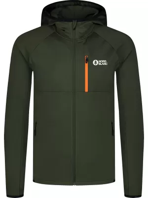Мъжки суичър powerfleece NORDBLANC CREEK NBWFM8280 ЗЕЛЕНО