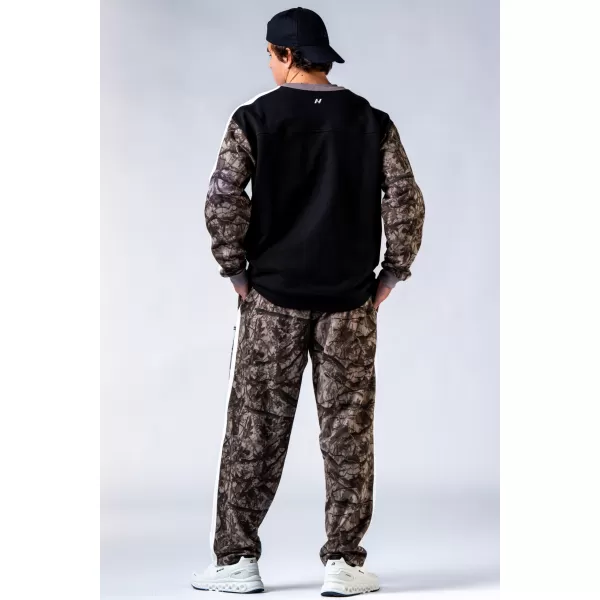  Суичър със спокойна кройка POWER 903 СВЕТЛО КАФЯВ CAMO Nebbia 