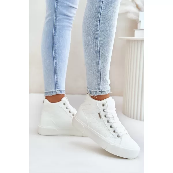  Дамски маратонки BIG STAR OO274A479 WHITE Big Star Shoes 