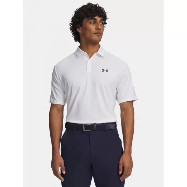  Мъжка тениска UNDER ARMOUR UA MATCHPLAY POLO 6009799-100 БЯЛО 