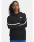 Дамски суичър UNDER ARMOUR ICON FLEECE TAPED HDY 6003708-004 ЧЕРЕН