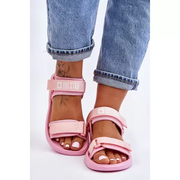  Дамски сандали BIG STAR LL274729 PINK Big Star Shoes 