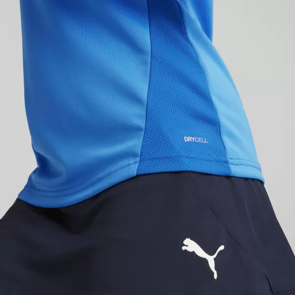 Дамска тениска PUMA TEAMGOAL TRAINING 1/4 ZIP WM 658631-02 E.BLU.LEMON/WHITE/TEAM ROYAL 
