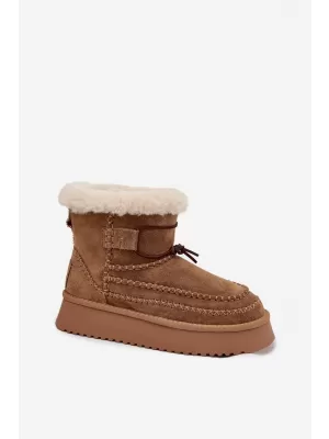 Дамски обувки BIG STAR SS274373 BROWN/BEIGE Big Star Shoes