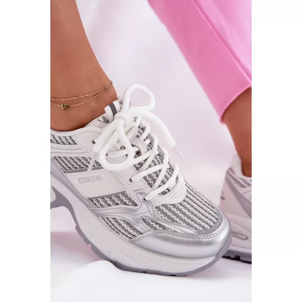  Дамски маратонки BIG STAR RR274A195 WHITE Big Star Shoes 
