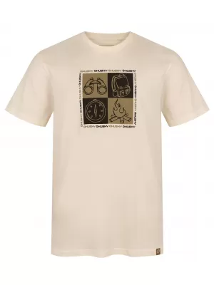 Мъжка тениска HUSKY TEE SQUARE M БЕЖОВО