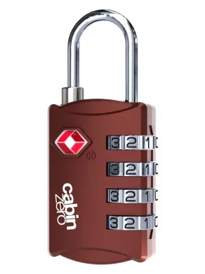 Заключване CABINZERO TSA Travel Lock ЧЕРВЕНА САНГРИЯ
