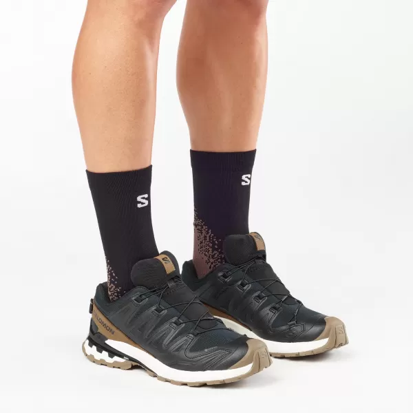  Мъжки обувки SALOMON XA PRO 3D V9 GTX LIFELONG M L47963800 ЧЕРНО/КОЙОТОВО КАФЯВО/ВАНИЛОВ ЛЕД 