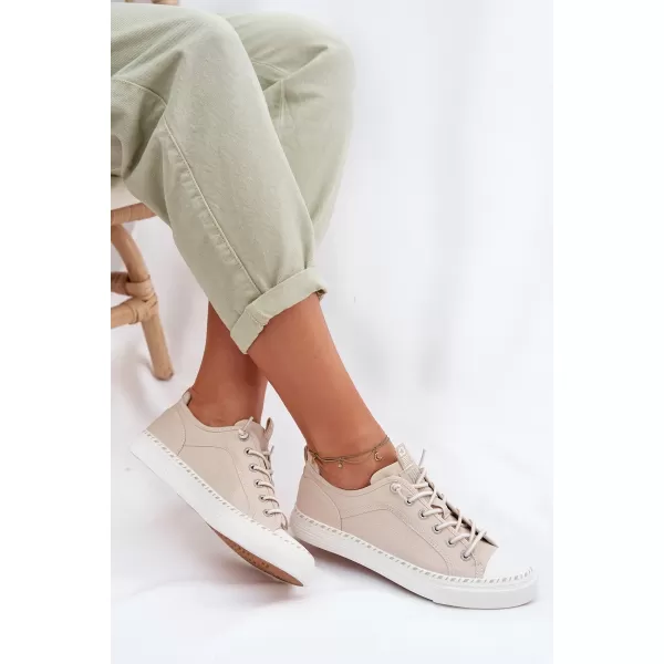  Дамски маратонки BIG STAR TT274387 BEIGE Big Star Shoes 