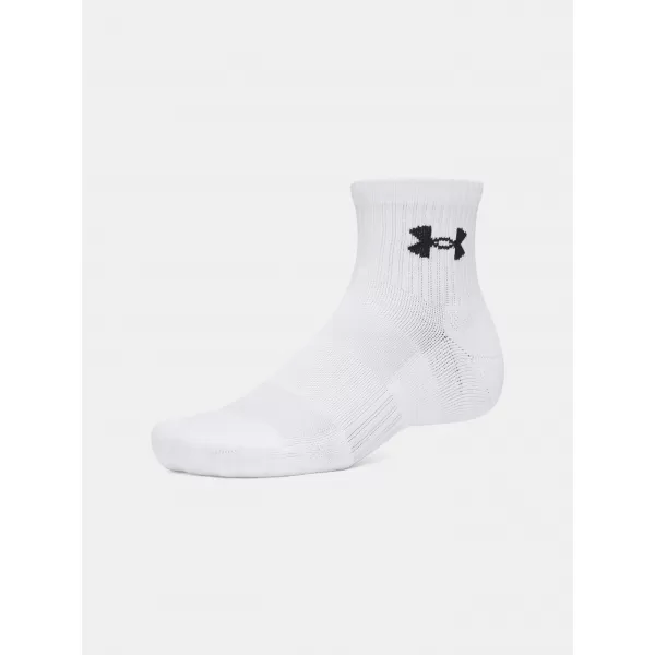  Чорапи UNDER ARMOUR PERFORMANCE COTTON 3P QTR 6009686-100 БЯЛО 