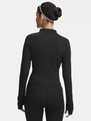Дамска тениска UNDER ARMOUR UA VELOCITI PRO CW HALF ZIP 6004015-001 ЧЕРЕН