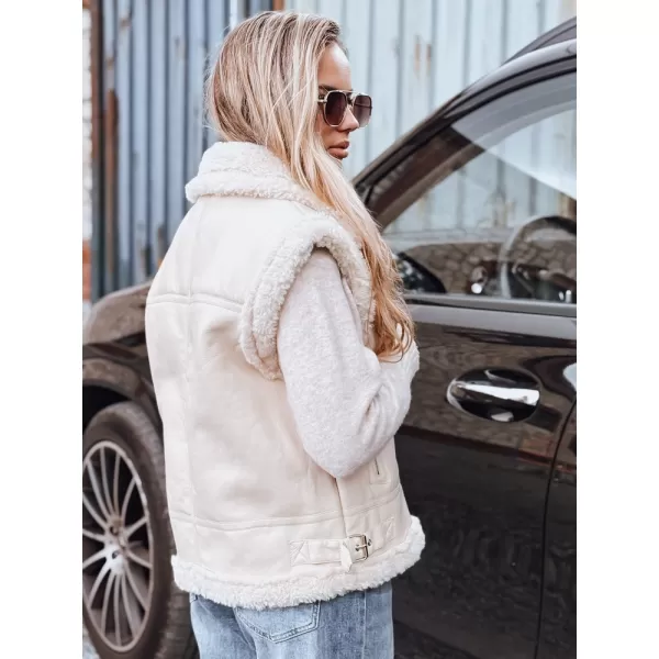  Дамски елек DSTREET TY5238 БЕЖОВО 
