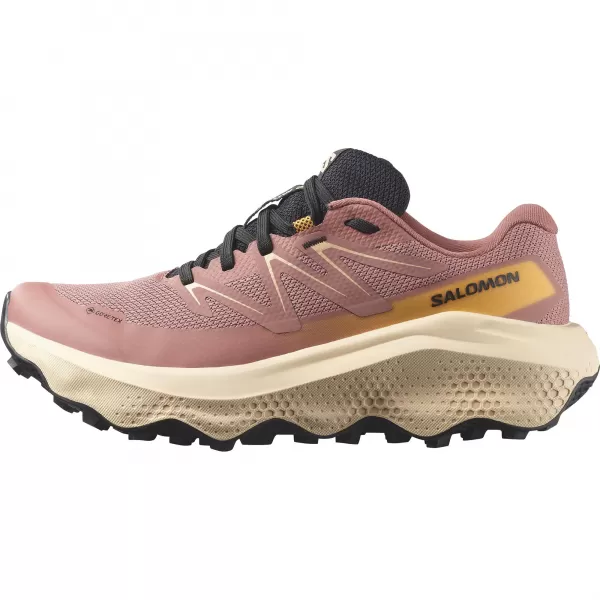  Дамски обувки SALOMON ULTRA FLOW 2 GTX W L47884500 ТРЕВА/НЕЖНА ПРАСКОВА/ТОПЛА КАЙСИЯ 