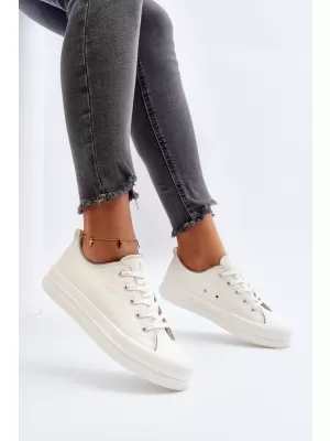 Дамски маратонки BIG STAR NN274847 WHITE Big Star Shoes