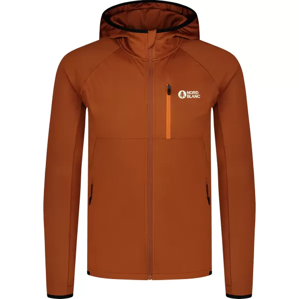  Мъжки суичър powerfleece NORDBLANC CREEK NBWFM8280 КАФЯВО 