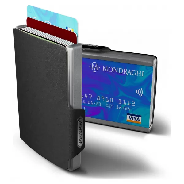  Портфейл MONDRAGHI SAFFIANO ЧЕРЕН 