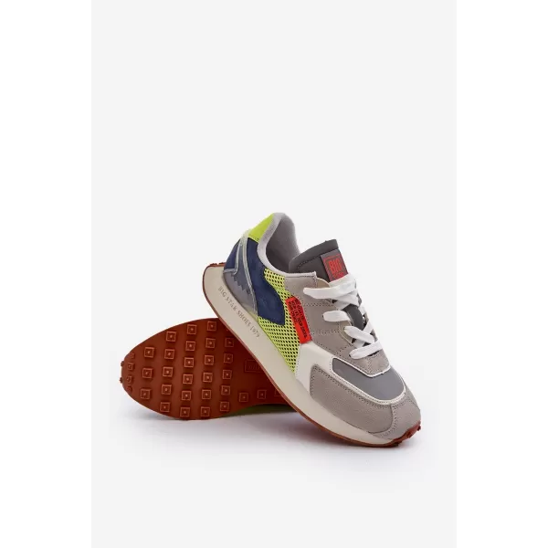 Мъжки маратонки BIG STAR NN174344 GREY Big Star Shoes 