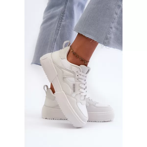  Дамски маратонки BIG STAR NN274322 WHITE Big Star Shoes 