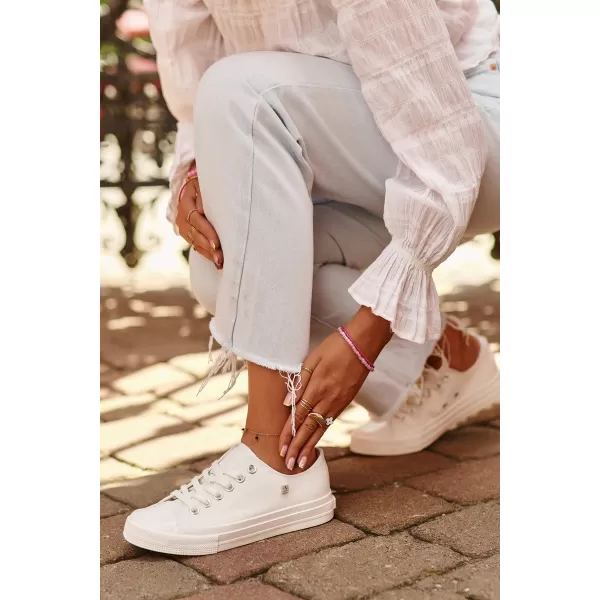  Дамски маратонки BIG STAR NN274285 WHITE Big Star Shoes 