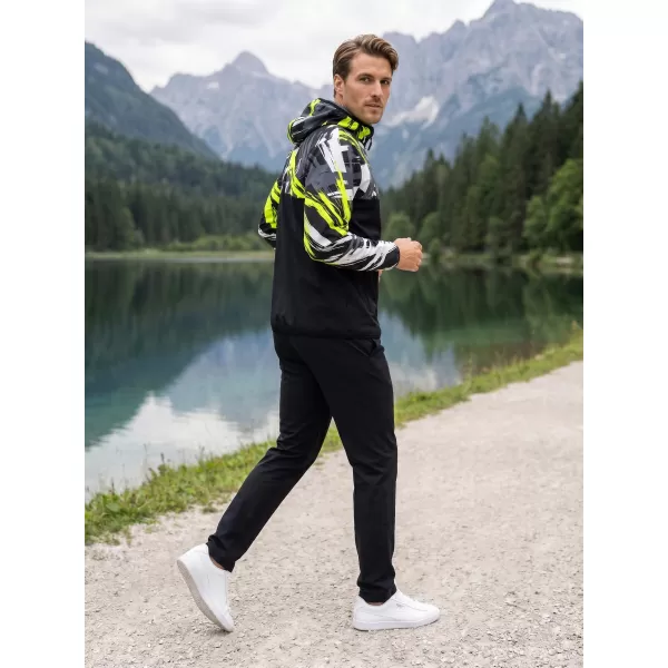  Мъжко първокласно яке софтшел ALTISPORT VOJ/ALM039JACK01 ЧЕРНО И ЖЪЛТО 
