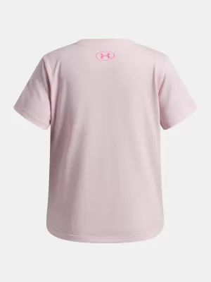 Тениска за момиче UNDER ARMOUR UA G STAR LOGO LOCKERTAG SS 6009718-647 РОЗОВО