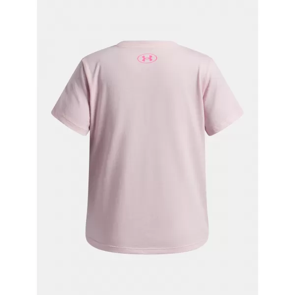  Тениска за момиче UNDER ARMOUR UA G STAR LOGO LOCKERTAG SS 6009718-647 РОЗОВО 