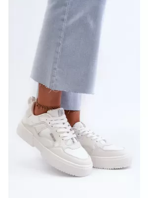 Дамски маратонки BIG STAR NN274322 WHITE Big Star Shoes