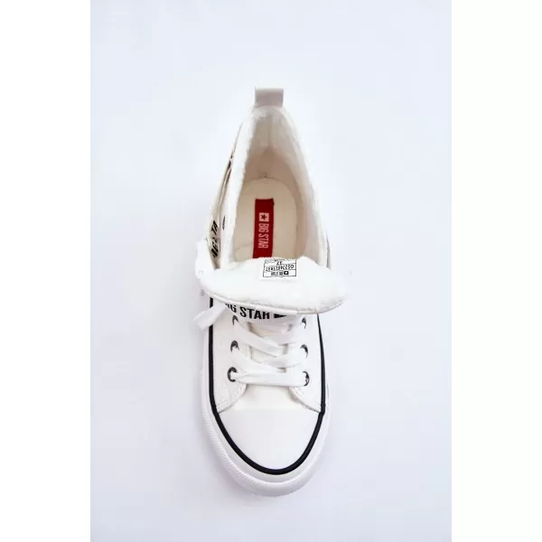  Дамски маратонки BIG STAR GG274027 WHITE Big Star Shoes 