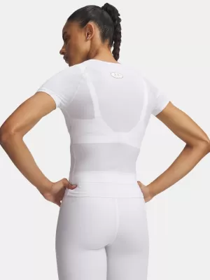 Дамска тениска UNDER ARMOUR HEATGEAR ELITE SS 6015368-100 БЯЛО