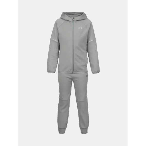  Комплект за момчета UNDER ARMOUR UA DOUBLE KNIT FZ SET UAFII1NE-053 СИВО 