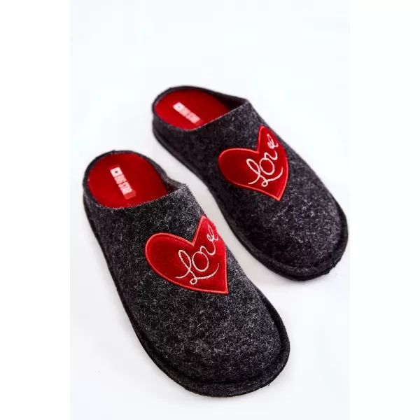  Дамски чехли BIG STAR KK276019 BLACK/RED Big Star Shoes 