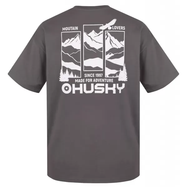  Мъжка тениска HUSKY TEE VIEW M СИВО 