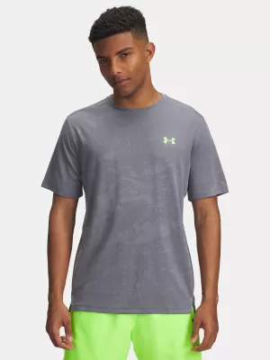 Мъжка тениска UNDER ARMOUR UA TECH VENT JACQUARD SS 1377052-025 СИВО