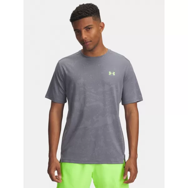  Мъжка тениска UNDER ARMOUR UA TECH VENT JACQUARD SS 1377052-025 СИВО 