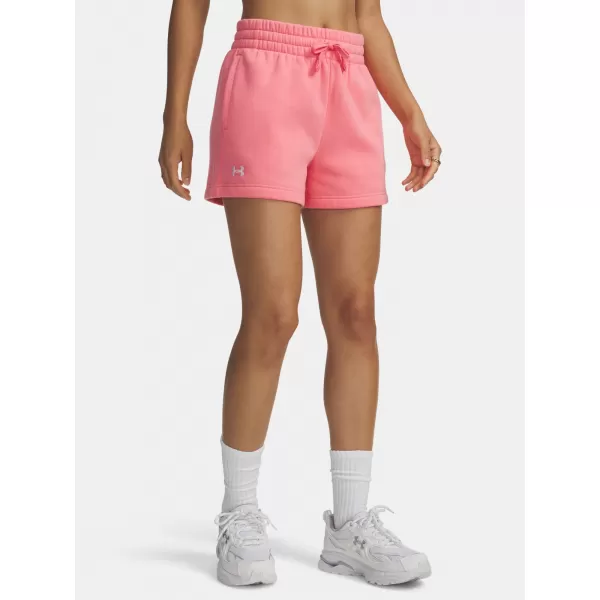  Дамски шорти UNDER ARMOUR RIVAL FLEECE SHORT 1382723-600 РОЗОВО 