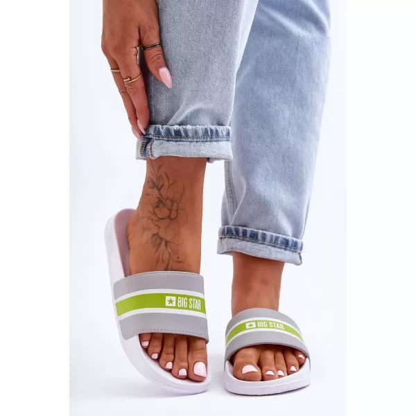  Дамски чехли BIG STAR JJ274647 GREY Big Star Shoes 